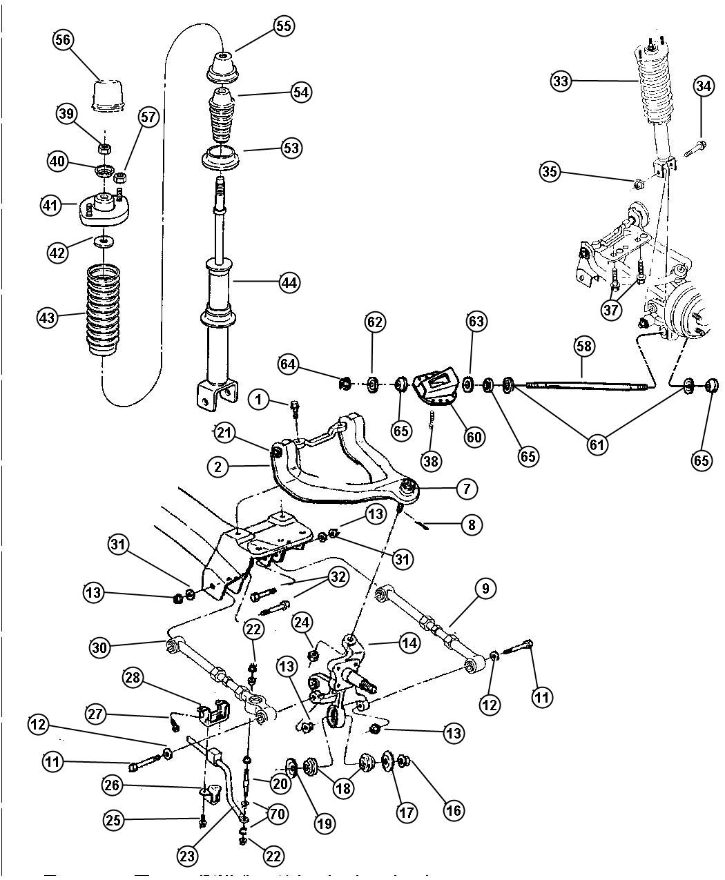 Diagram Suspension, Rear. for your Plymouth